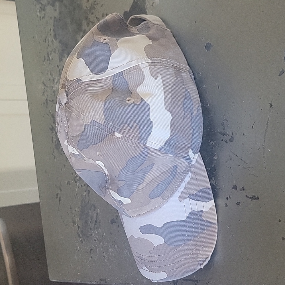 Distressed Camo Hat